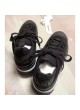 CHANEL SUEDE CALFSKIN CC SNEAKERS
